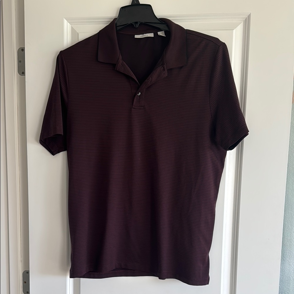 Men's Burgundy Polo Shirt